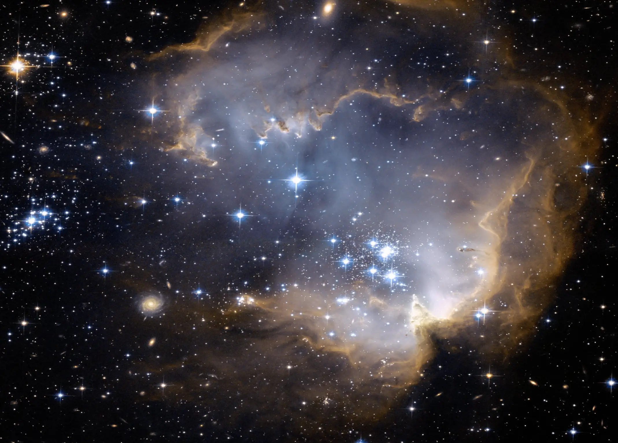 Image of Cluster of stars to represent Janma Nakshatra or Birth Star in Astrology. The connection of the Moon with us.